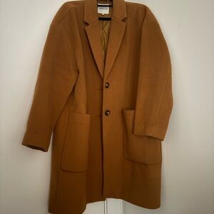 Madewell Classic Brown Overcoat
